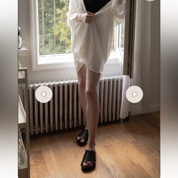 St Agni - crossover strap platform sandal - Picture 3 of 10